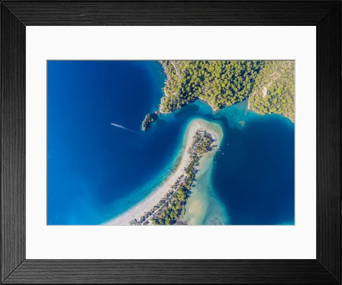 Framed Print : Turkey, Fethiye, Oludeniz Peninsula Framed Print : Turkey, Fethiye, Oludeniz Peninsula
