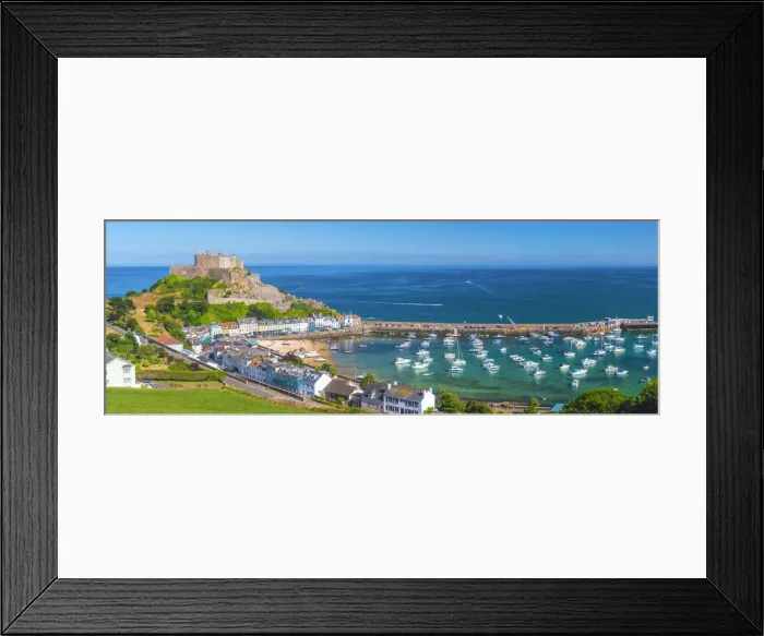 Framed Print : United KIngdom, Channel Islands, Gorey, Mont Orgueil Castle or Gorey Castle Framed Print : United KIngdom, Channel Islands, Gorey, Mont Orgueil Castle or Gorey Castle