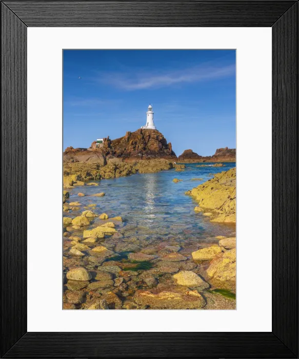 Framed Print : United Kingdom, Channel Islands, Jersey, Corbiere Lighthouse Framed Print : United Kingdom, Channel Islands, Jersey, Corbiere Lighthouse