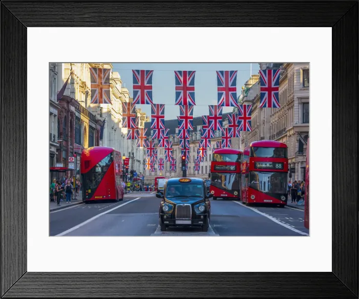 Framed Print : UK, England, London, West End, Regent Street