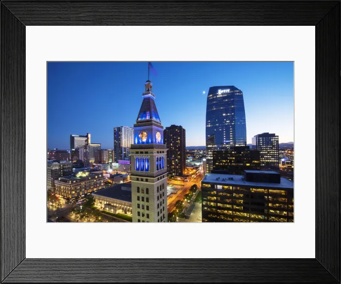 Framed Print : Daniels & Fischer Tower, 16th Street Mall, Downtown, Denver, Colorado Framed Print : Daniels & Fischer Tower, 16th Street Mall, Downtown, Denver, Colorado