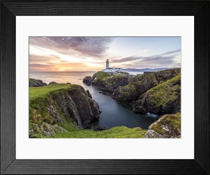 Framed Print : Fanad Head lighthouse, County Donegal, Ulster region, Ireland