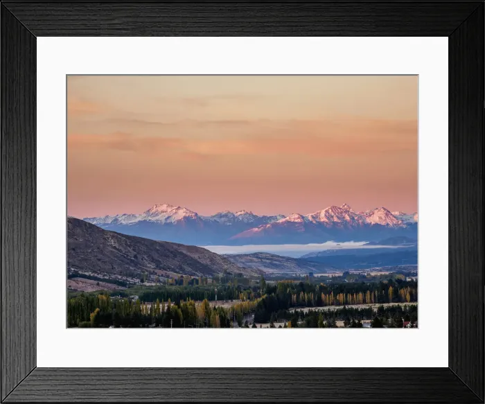 Framed Print : Esquel at sunrise, elevated view, Chubut Province, Patagonia, Argentina Framed Print : Esquel at sunrise, elevated view, Chubut Province, Patagonia, Argentina
