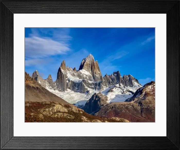 Framed Print : Mount Fitz Roy, Los Glaciares National Park, Santa Cruz Province, Patagonia, Argentina Framed Print : Mount Fitz Roy, Los Glaciares National Park, Santa Cruz Province, Patagonia, Argentina