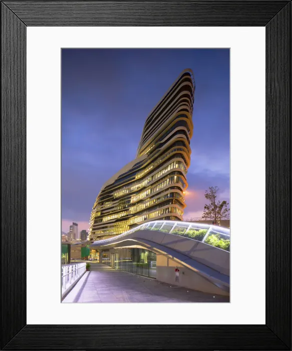 Framed Print : Innovation Tower (designed by Zaha Hadid) of the Hong Kong Polytechnic University Framed Print : Innovation Tower (designed by Zaha Hadid) of the Hong Kong Polytechnic University