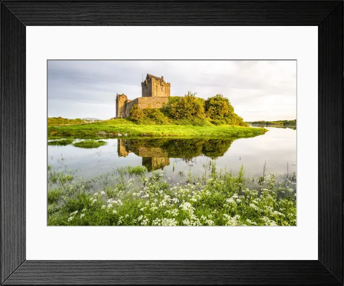 Framed Print : Dunguaire Castle, County Galway, Connacht province, Ireland