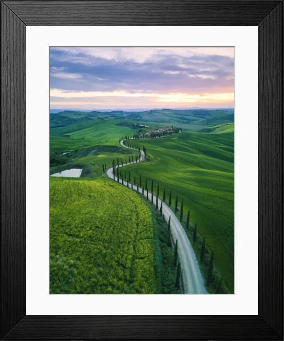 Framed Print : Farmhouse Baccoleno, Asciano, Siena province, Tuscany, Italy Framed Print : Farmhouse Baccoleno, Asciano, Siena province, Tuscany, Italy