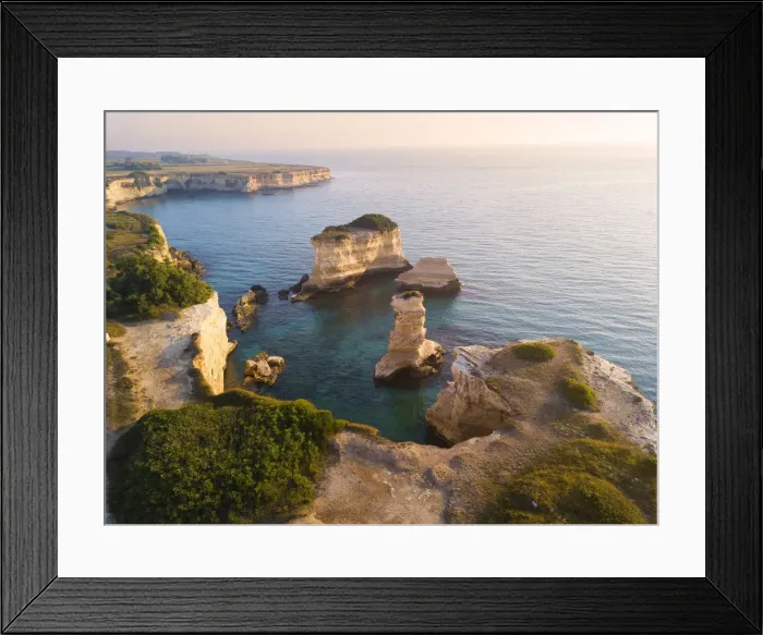 Framed Print : Sant Andrea Faraglioni, Lecce district, Puglia, Italy Framed Print : Sant Andrea Faraglioni, Lecce district, Puglia, Italy