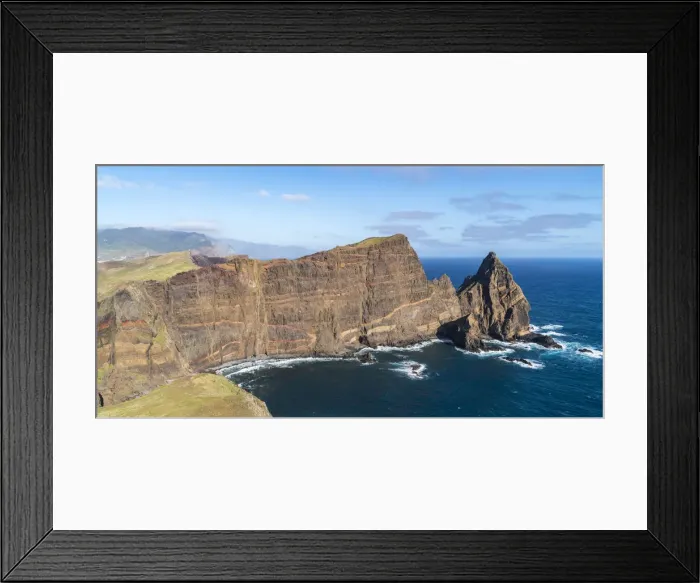 Framed Print : View of Ponta do Castelo from Point of St Lawrence Framed Print : View of Ponta do Castelo from Point of St Lawrence