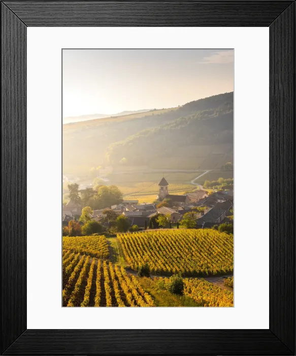 Framed Print : France, Bourgogne-Franche-Comte, Burgundy, Saone-et-Loire, Solutre-Pouilly Framed Print : France, Bourgogne-Franche-Comte, Burgundy, Saone-et-Loire, Solutre-Pouilly