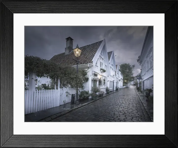 Framed Print : Stavanger city during the evening, Rogaland county, southern Norway Framed Print : Stavanger city during the evening, Rogaland county, southern Norway