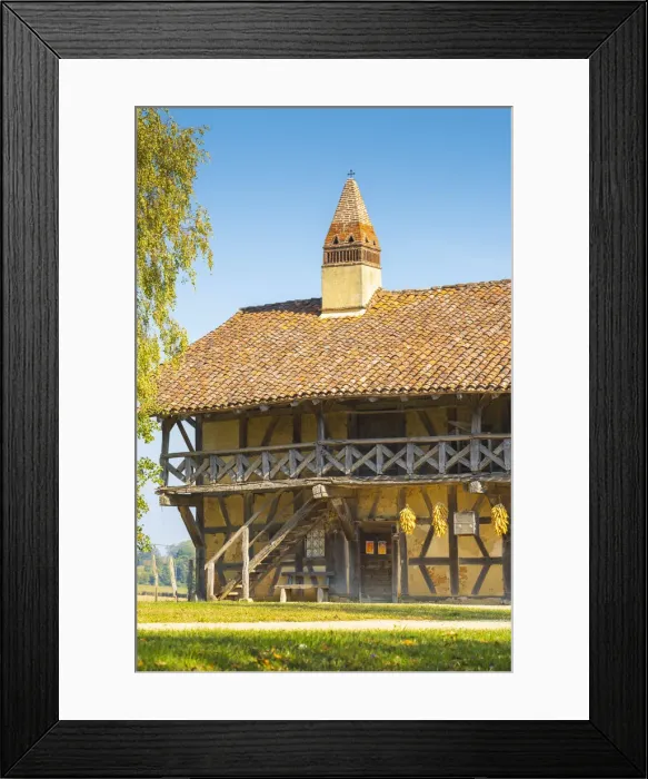 Framed Print : France, Auvergne-Rhone-Alpes, Ain department, Courtes Framed Print : France, Auvergne-Rhone-Alpes, Ain department, Courtes