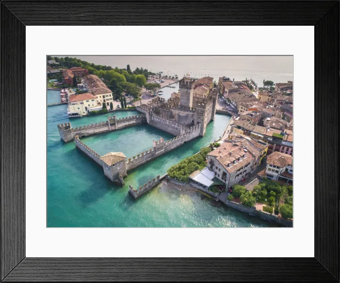 Framed Print : Sirmione, Garda Lake, Verona district, Veneto, Italy Framed Print : Sirmione, Garda Lake, Verona district, Veneto, Italy