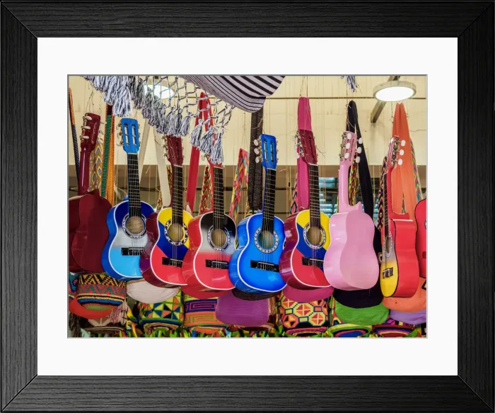 Framed Print : Handicrafts in Raquira, Boyaca Department, Colombia Framed Print : Handicrafts in Raquira, Boyaca Department, Colombia