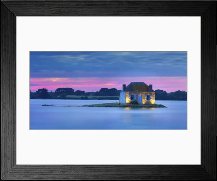 Framed Print : France, Brittany, Morbihan, Belz, Etel river, St Framed Print : France, Brittany, Morbihan, Belz, Etel river, St
