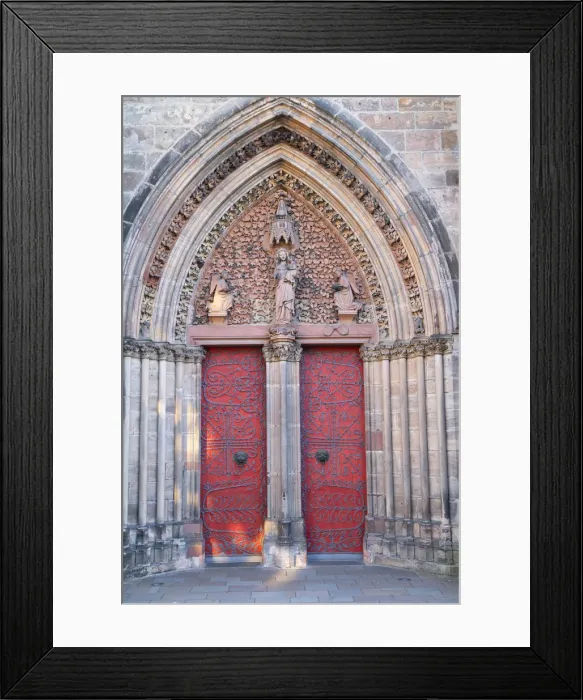 Framed Print : Door of St Elizabethas Church (Elisabethkirche), Marburg, Hesse, Germany Framed Print : Door of St Elizabethas Church (Elisabethkirche), Marburg, Hesse, Germany