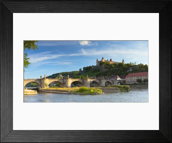 Framed Print : Marienberg Fortress and Old Main Bridge, Wurzburg, Bavaria, Germany Framed Print : Marienberg Fortress and Old Main Bridge, Wurzburg, Bavaria, Germany