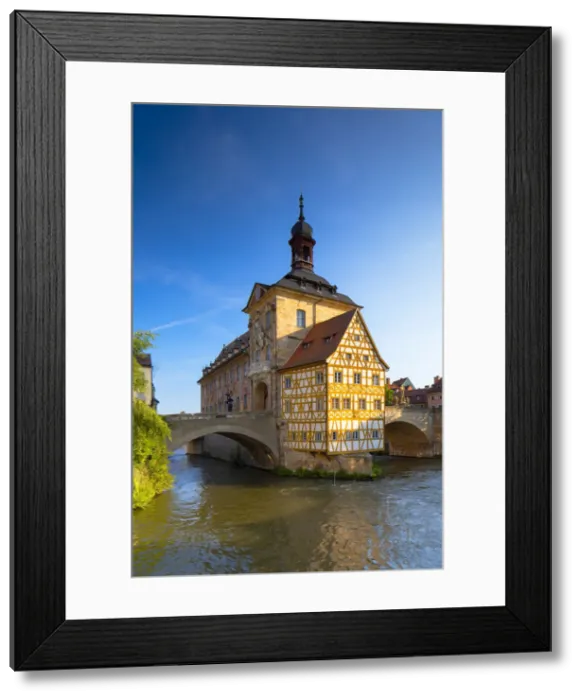 Framed Print : Altes Rathaus (Old Town Hall), Bamberg (UNESCO World Heritage Site), Bavaria, Germany