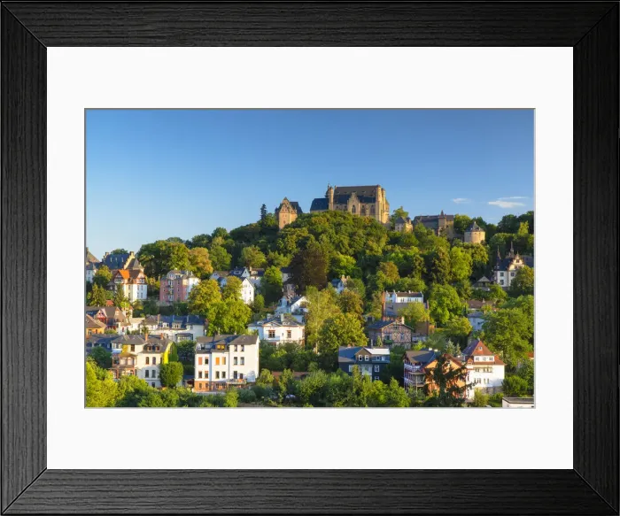 Framed Print : Landgrafenschloss, Marburg, Hesse, Germany