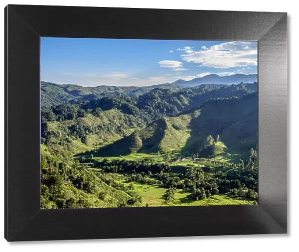 Landscape of Quindio River Valley, Salento, Quindio Department, Colombia