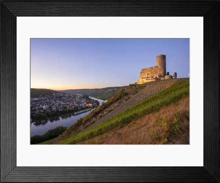 Framed Print : Landshut castle, Bernkastel-Kues, Mosel valley, Rhineland-Palatinate, Germany Framed Print : Landshut castle, Bernkastel-Kues, Mosel valley, Rhineland-Palatinate, Germany