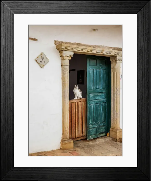 Framed Print : Street of Barichara, Santander Department, Colombia Framed Print : Street of Barichara, Santander Department, Colombia