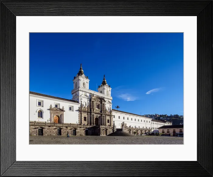 Framed Print : Saint Francis Church and Monastery, Plaza San Francisco, Old Town, Quito, Pichincha Framed Print : Saint Francis Church and Monastery, Plaza San Francisco, Old Town, Quito, Pichincha