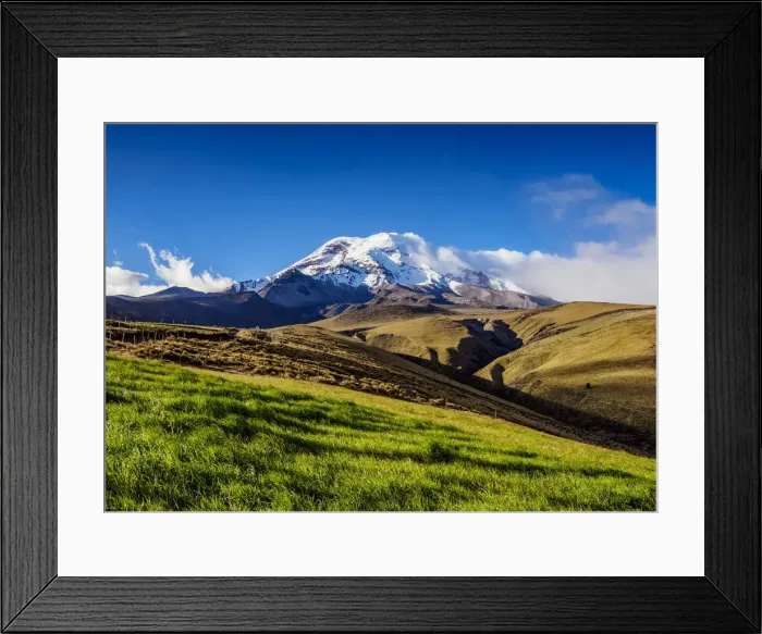 Framed Print : Chimborazo Volcano, Chimborazo Province, Ecuador Framed Print : Chimborazo Volcano, Chimborazo Province, Ecuador