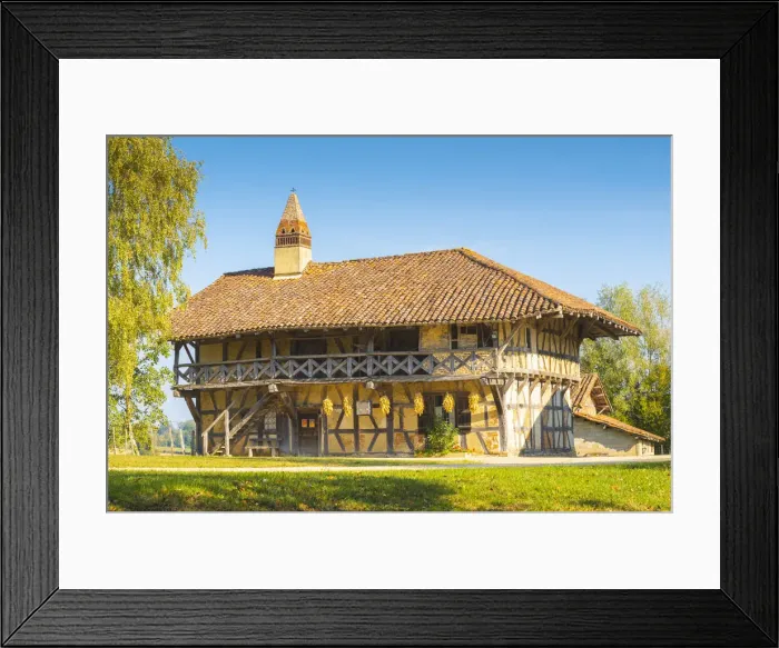 Framed Print : France, Auvergne-Rhone-Alpes, Ain department, Courtes Framed Print : France, Auvergne-Rhone-Alpes, Ain department, Courtes