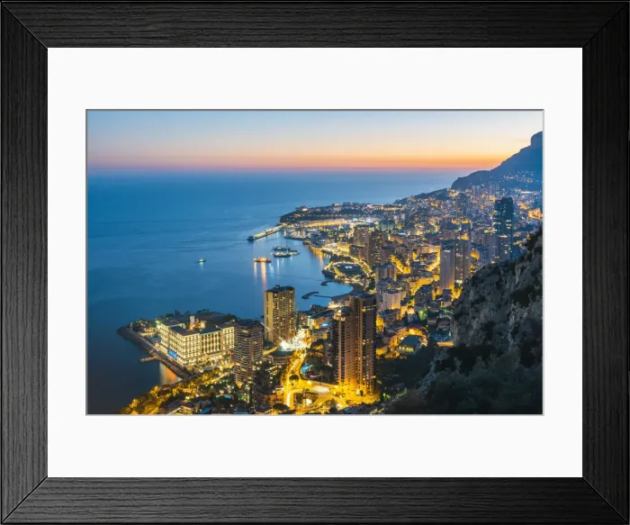 Framed Print : France, Provence-Alpes-Cote d Azur, French Riviera, Alpes-Maritimes, Principality Framed Print : France, Provence-Alpes-Cote d Azur, French Riviera, Alpes-Maritimes, Principality