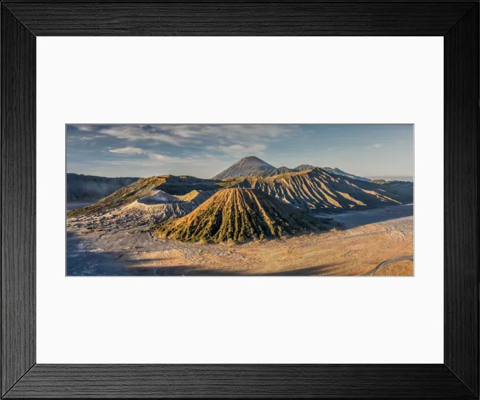 Framed Print : Mountains Bromo, Semeru, Batok and Widodaren, Bromo Tengger Semeru National Park