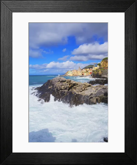 Framed Print : The picturesque village of Bogliasco, Bogliasco, Liguria, Italy Framed Print : The picturesque village of Bogliasco, Bogliasco, Liguria, Italy