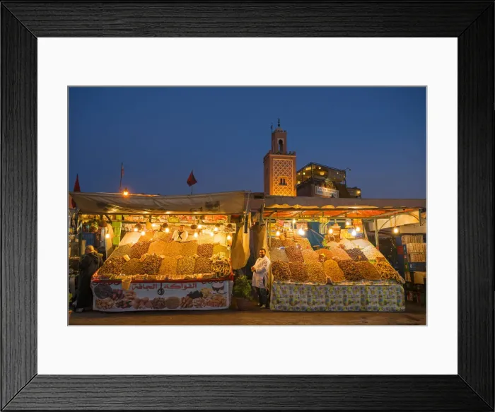 Framed Print : Jemaa el-Fnaa place, Marrakech, Morocco Framed Print : Jemaa el-Fnaa place, Marrakech, Morocco