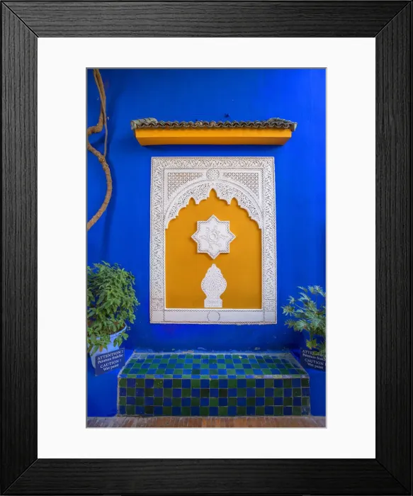 Framed Print : Majorelle Garden, Marrakech, Morocco Framed Print : Majorelle Garden, Marrakech, Morocco