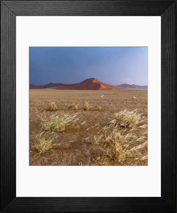 Framed Print : Africa, Namibia, Sossusvlei area. Thunderstorm in the desert Framed Print : Africa, Namibia, Sossusvlei area. Thunderstorm in the desert