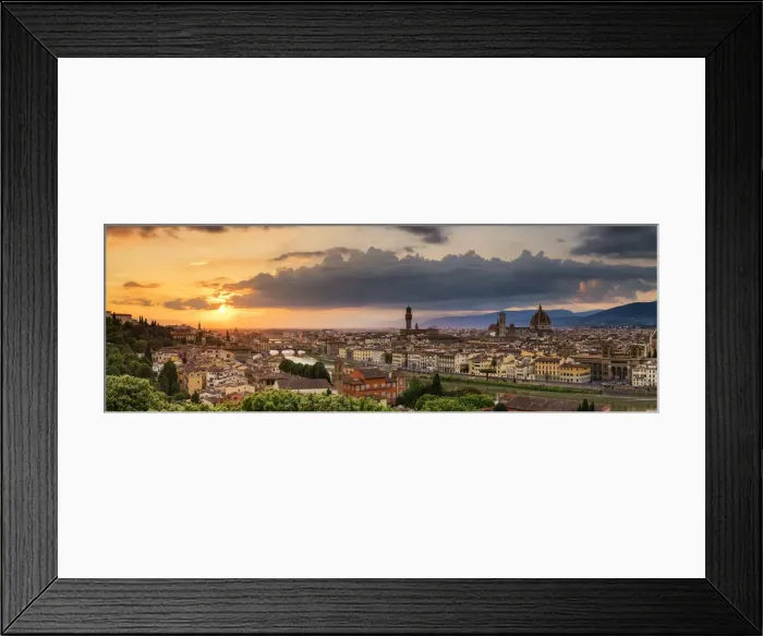 Framed Print : Sunset over Florence, Tuscany, Italy Framed Print : Sunset over Florence, Tuscany, Italy