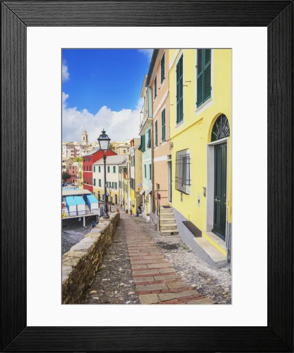 Framed Print : The picturesque village of Bogliasco, Bogliasco, Liguria, Italy Framed Print : The picturesque village of Bogliasco, Bogliasco, Liguria, Italy