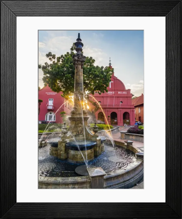 Framed Print : Dutch Square, Christ Church, Malacca City, Malaysia Framed Print : Dutch Square, Christ Church, Malacca City, Malaysia