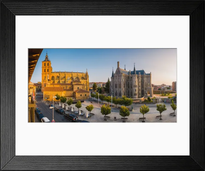Framed Print : Spain, Castile and Leon, Astorga. The Episcopal Palace of Astorga designed by Antoni Framed Print : Spain, Castile and Leon, Astorga. The Episcopal Palace of Astorga designed by Antoni