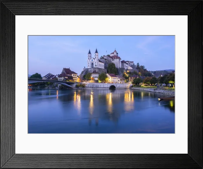 Framed Print : View at Aarburg, Aargau, Switzerland Framed Print : View at Aarburg, Aargau, Switzerland