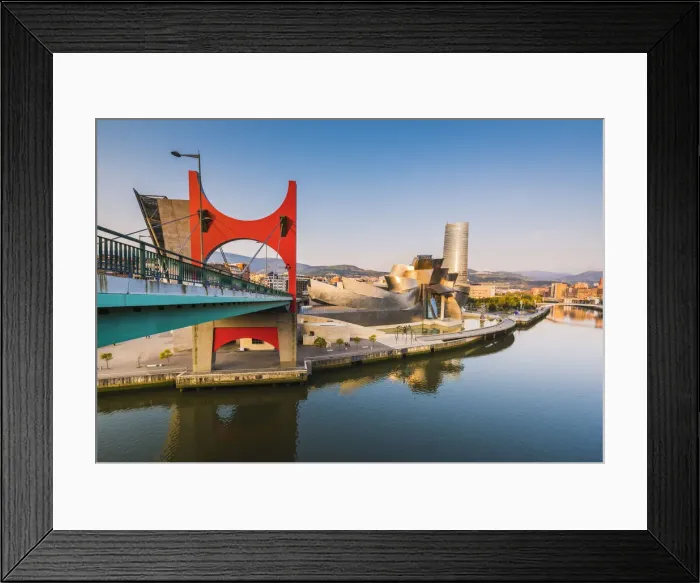 Framed Print : Spain, Basque Country, Bilbao. Guggenheim Museum Bilbao designed by Frank Gehry Framed Print : Spain, Basque Country, Bilbao. Guggenheim Museum Bilbao designed by Frank Gehry