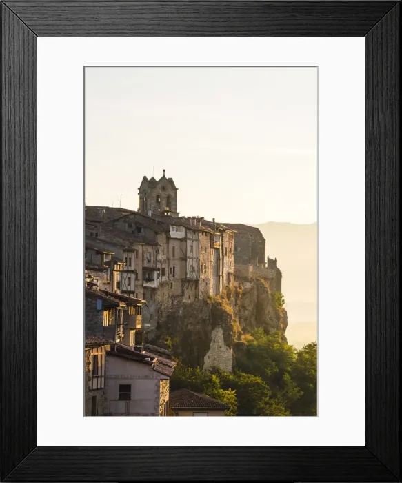Framed Print : Spain, Castile and Leon, Frias. It is considered the smallest city in Spain Framed Print : Spain, Castile and Leon, Frias. It is considered the smallest city in Spain