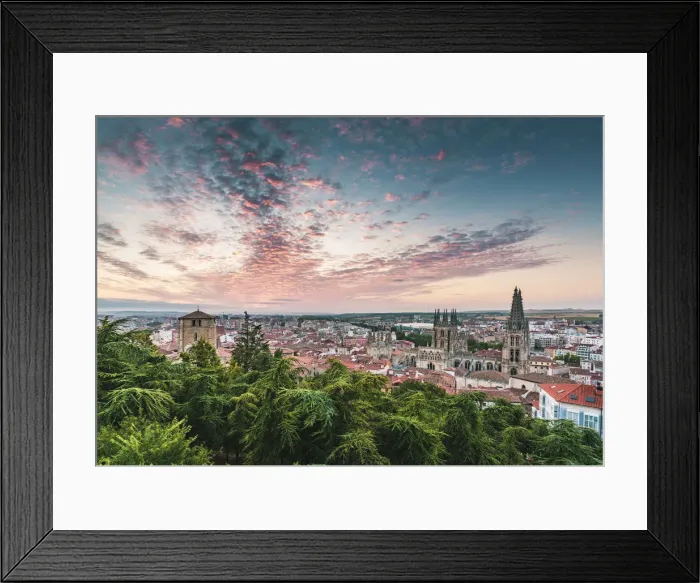 Framed Print : Spain, Castile and Leon, Burgos. Skyline and the gothic Cathedral of Saint Mary of Burgos Framed Print : Spain, Castile and Leon, Burgos. Skyline and the gothic Cathedral of Saint Mary of Burgos