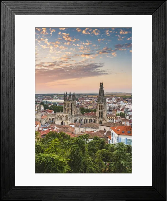 Framed Print : Spain, Castile and Leon, Burgos. Skyline and the gothic Cathedral of Saint Mary of Burgos Framed Print : Spain, Castile and Leon, Burgos. Skyline and the gothic Cathedral of Saint Mary of Burgos