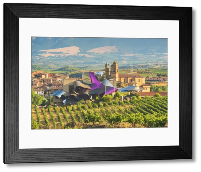 Framed Print : Spain, Basque Country, Alava province, Elciego Framed Print : Spain, Basque Country, Alava province, Elciego