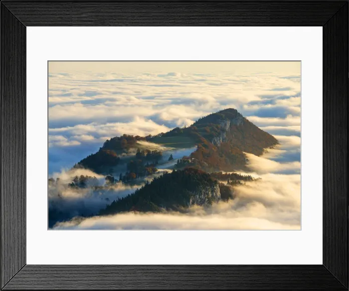 Framed Print : Morning view from Weissenstein, Solothurn, Switzerland