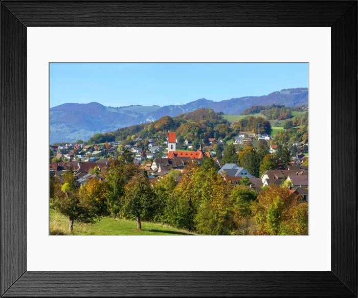 Framed Print : View at Balsthal, Solothurn, Switzerland