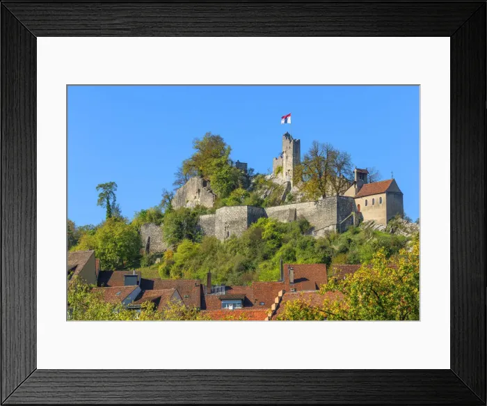 Framed Print : Stein castle, Baden, Aargau, Switzerland