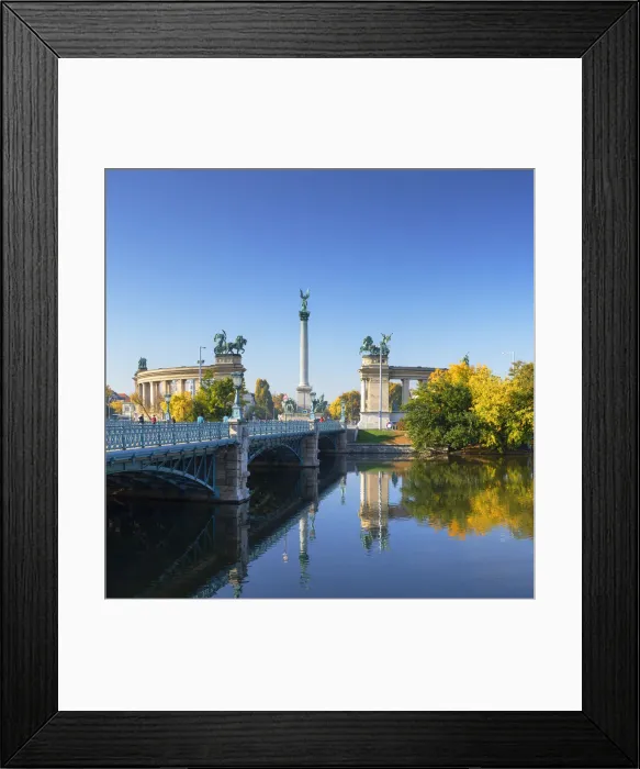 Framed Print : Heroesa Square in City Park, Budapest, Hungary Framed Print : Heroesa Square in City Park, Budapest, Hungary