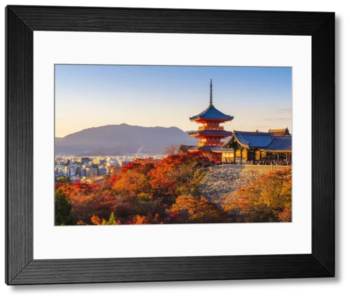 Framed Print : Kiyomizu-dera temple, Kyoto, Kyoto prefecture, Kansai region, Japan Framed Print : Kiyomizu-dera temple, Kyoto, Kyoto prefecture, Kansai region, Japan